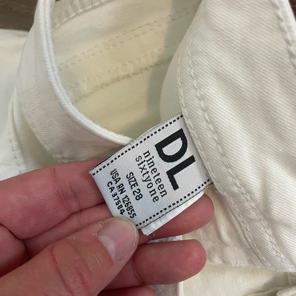 DL1961 Women's Crisp White Skinny Jeans - Picture 3 of 5